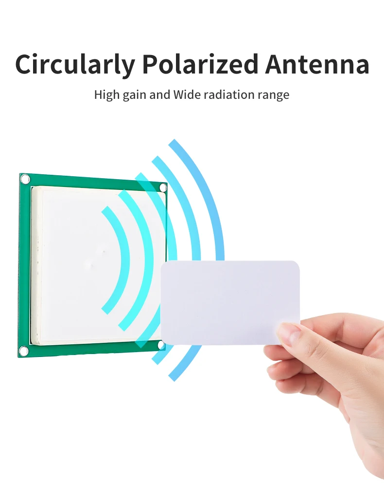 UHF RFID Circular Ceramic Antenna Use for Access Control UHF RFID Reader Small Antenna with SMA MMCX TNC for UHF RFID Reader