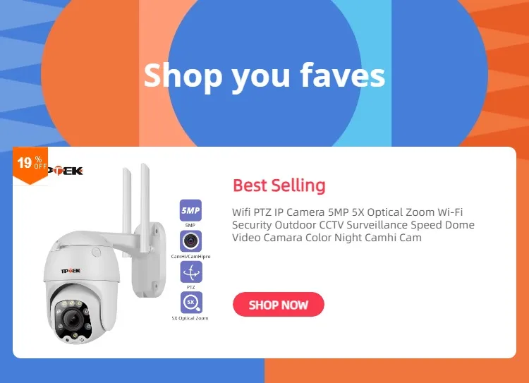 4MP PTZ WIFI IP Camera 1080P CCTV Surveillance Security Protection Wi Fi Outdoor 4X Digital Zoom Street CamHipro CamHi Camara