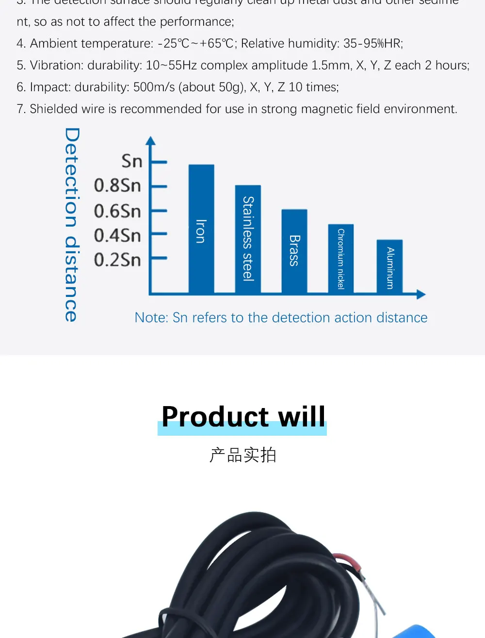 M18 8mm sensing DC 5V inductive proximity sensor switch NPN NO LJ18A3-8-Z/BX-5V work voltage 5VDC special for MCU
