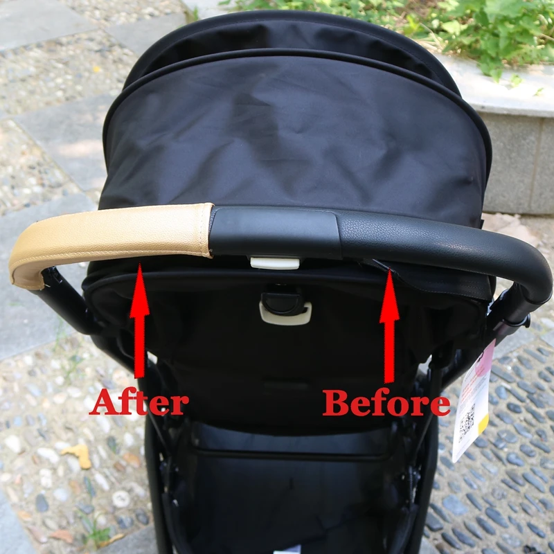 Baby Stroller Handle Cover For Bugaboo Butterfly Pu Protective Case Handle Pram Strollers Accessories