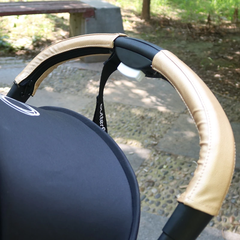 Baby Stroller Handle Cover For Bugaboo Butterfly Pu Protective Case Handle Pram Strollers Accessories