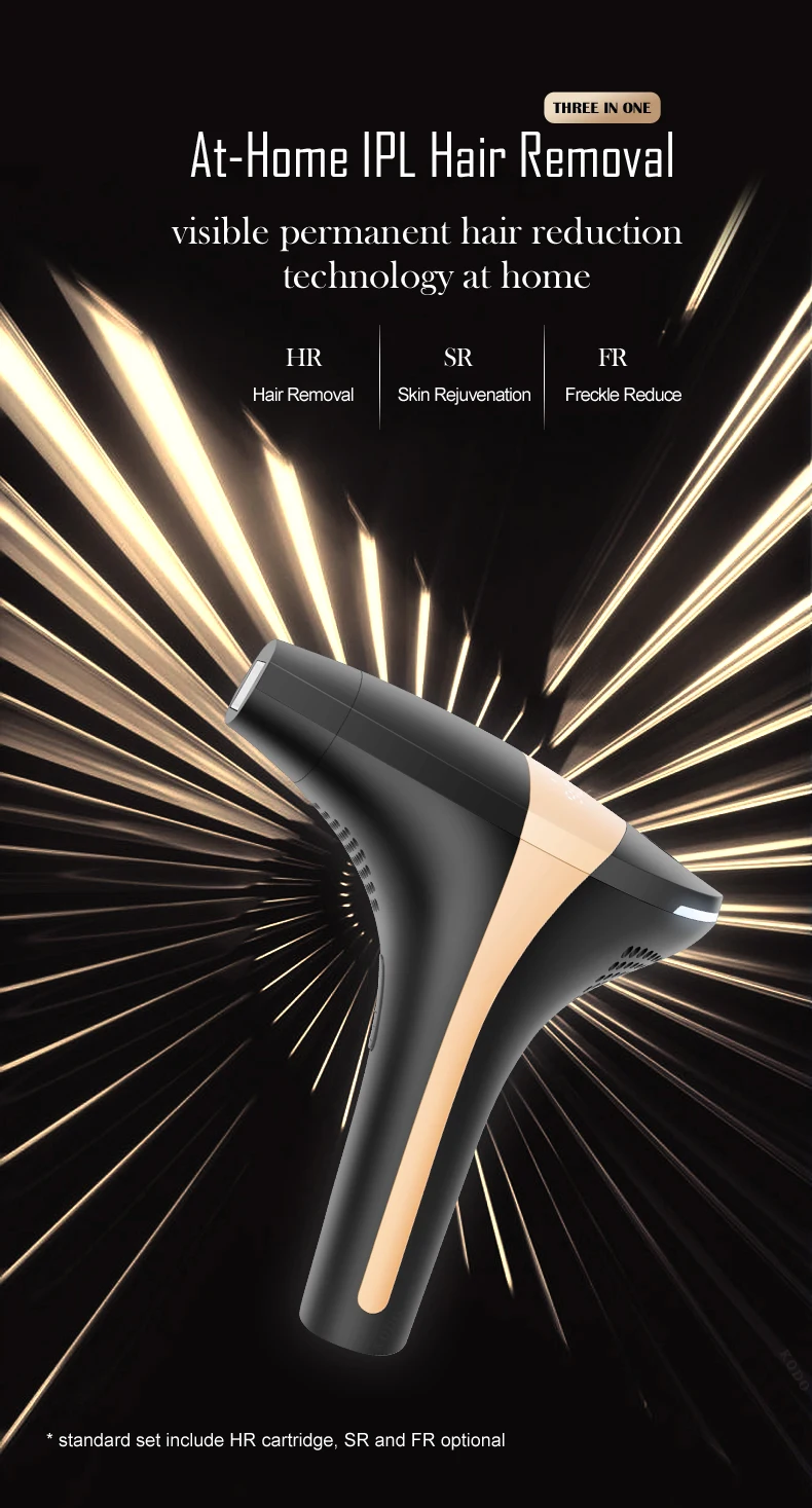KODO 2026 New Laser Hair Removal Dropshipping Hot Sell Laser Epilator Permanent IPL Painless Photoepilator Bikini Face and Body