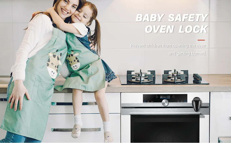 EUDEMON 1PC Kids Safety Oven Door Stopper Oven Door Lock with New Design for Baby Prevent Baby from Playing with Oven Doors