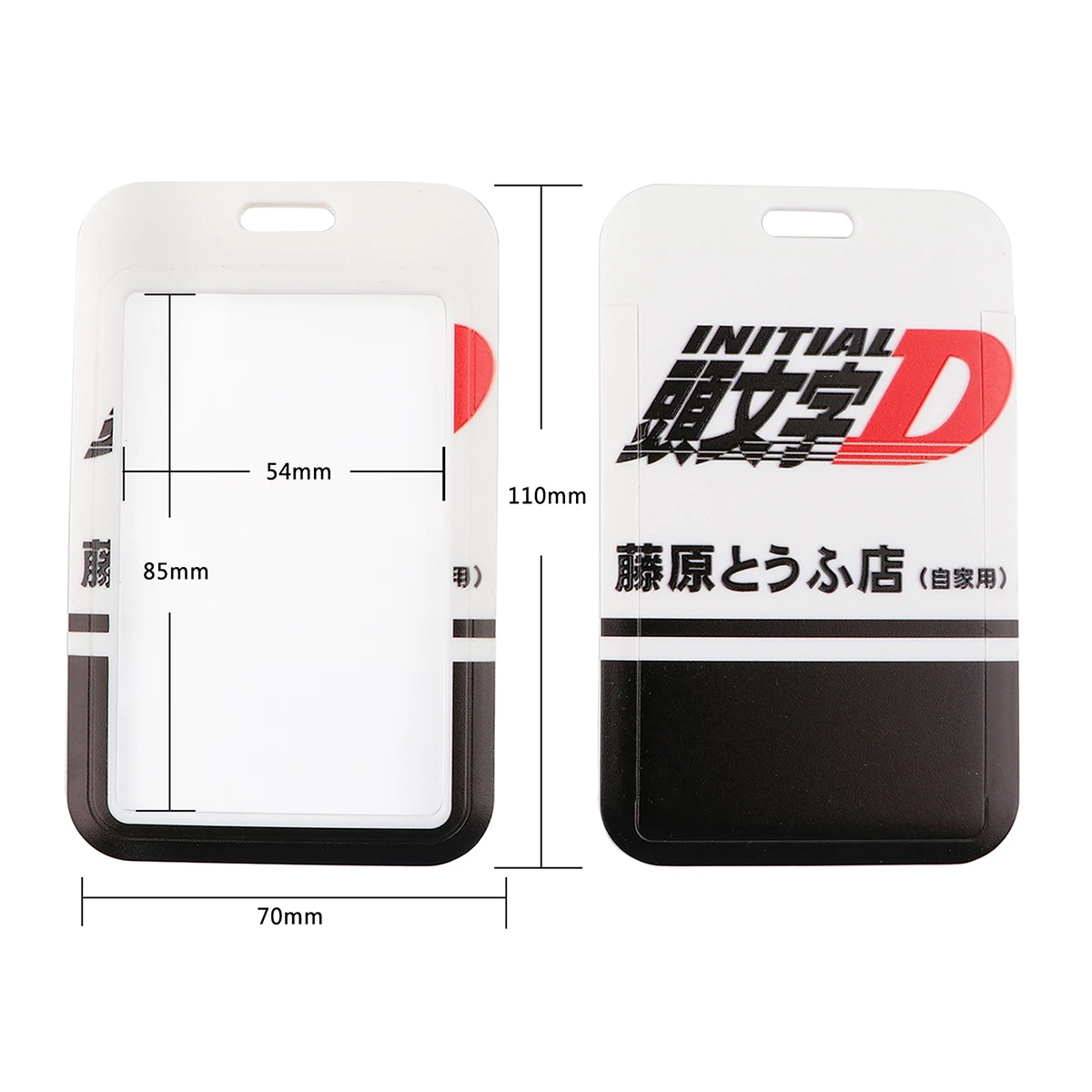 ER1866 Initial D Bank Credit Card Holder Wallet Bus ID Name Racer Card Holder Business Card Holder Jewelry