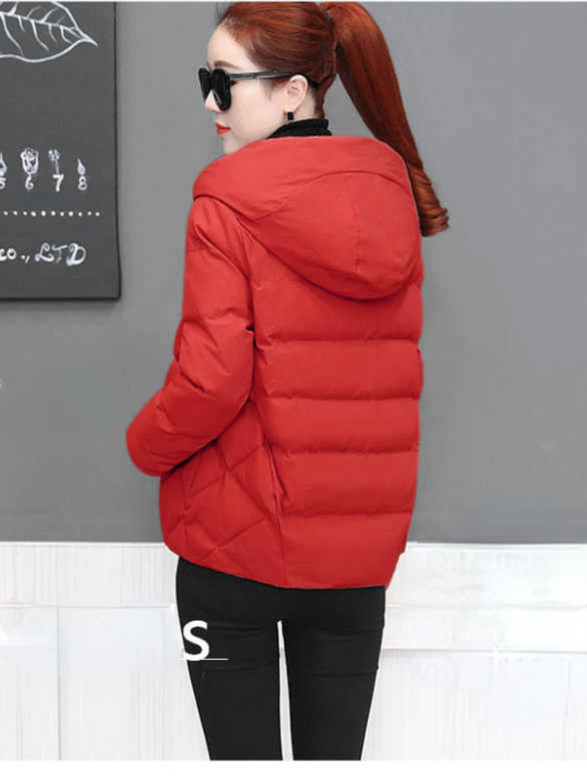 New Winter Women's Cold Coat Parkas Super Hot Hooded Padded Jacket Cropped Jacket Plus Size Long Sleeve Top Korean Fashion