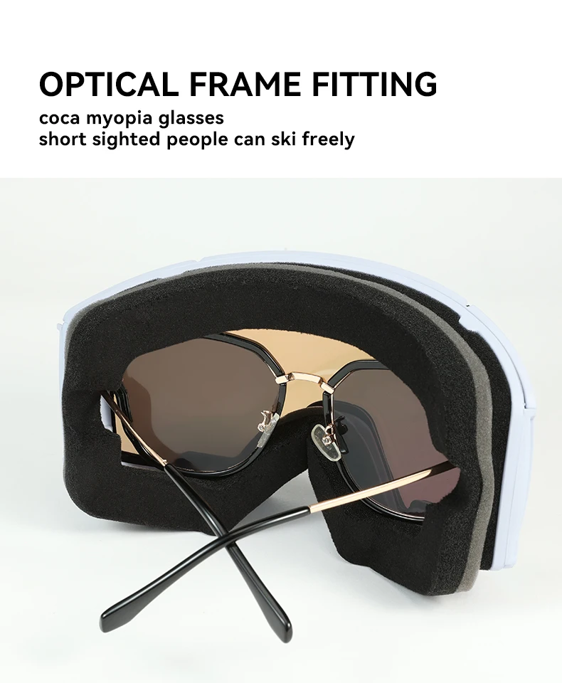 VECTOR Ski Goggles Men Snowboard Glasses Women Winter Outdoor Snow Sunglasses UV400 Double Layers Lens Anti-Fog Skiing Goggles