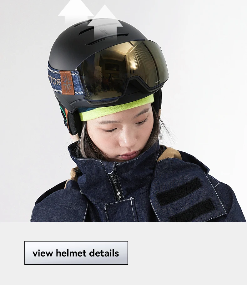 VECTOR Ski Goggles Men Snowboard Glasses Women Winter Outdoor Snow Sunglasses UV400 Double Layers Lens Anti-Fog Skiing Goggles