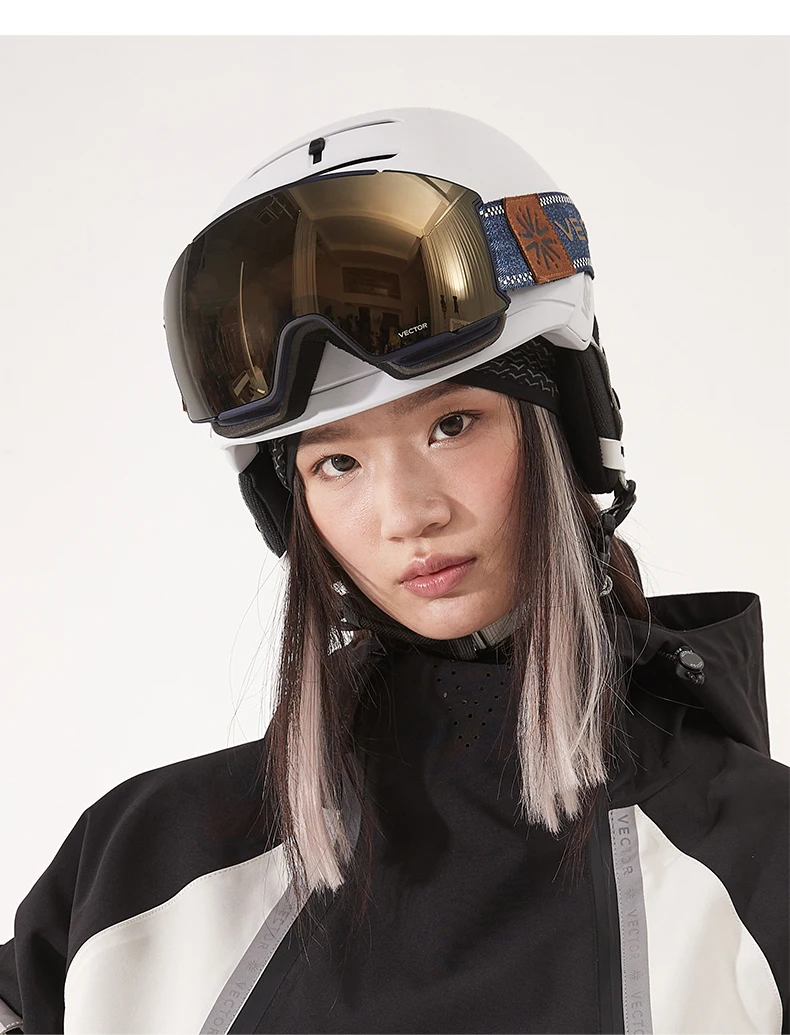 VECTOR Ski Goggles Men Snowboard Glasses Women Winter Outdoor Snow Sunglasses UV400 Double Layers Lens Anti-Fog Skiing Goggles