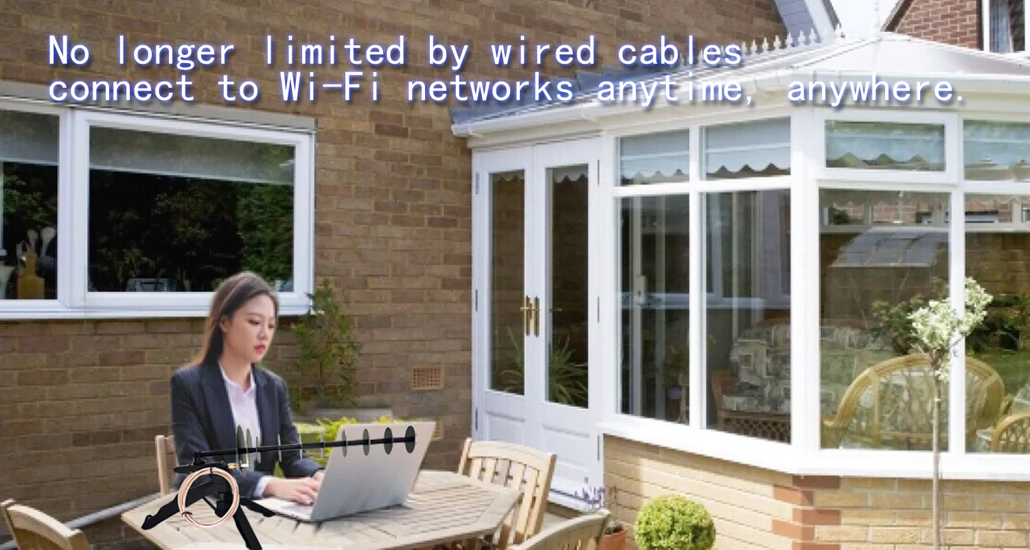 16dBi 2.4GHz WIFI Yagi Directional Antenna Enhanced Signal Notebook Desktop PC Computer USB Wireless Network Card PCIE Adapter
