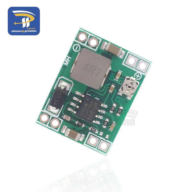 MP1584 Ultra-Small Size DC-DC Step Down Power Supply Module MP1584EN 3A Adjustable Buck Converter for Arduino Replace LM2596