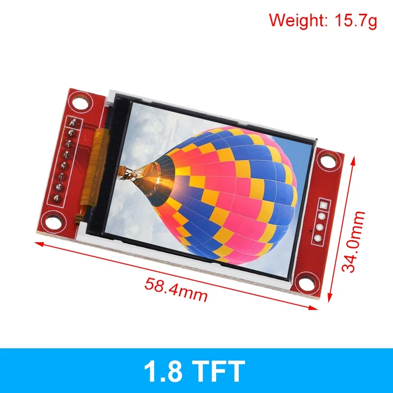 TFT Display 0.96/1.3/1.44/1.8/2.4/2.8/3.5 Inch TFT Full Color Screen LCD Module ST7735 ILI9341 Driver Interface SPI for Arduino