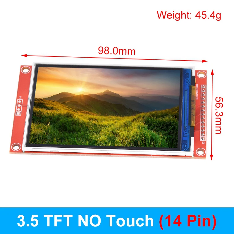 TFT Display 0.96/1.3/1.44/1.8/2.4/2.8/3.5 Inch TFT Full Color Screen LCD Module ST7735 ILI9341 Driver Interface SPI for Arduino