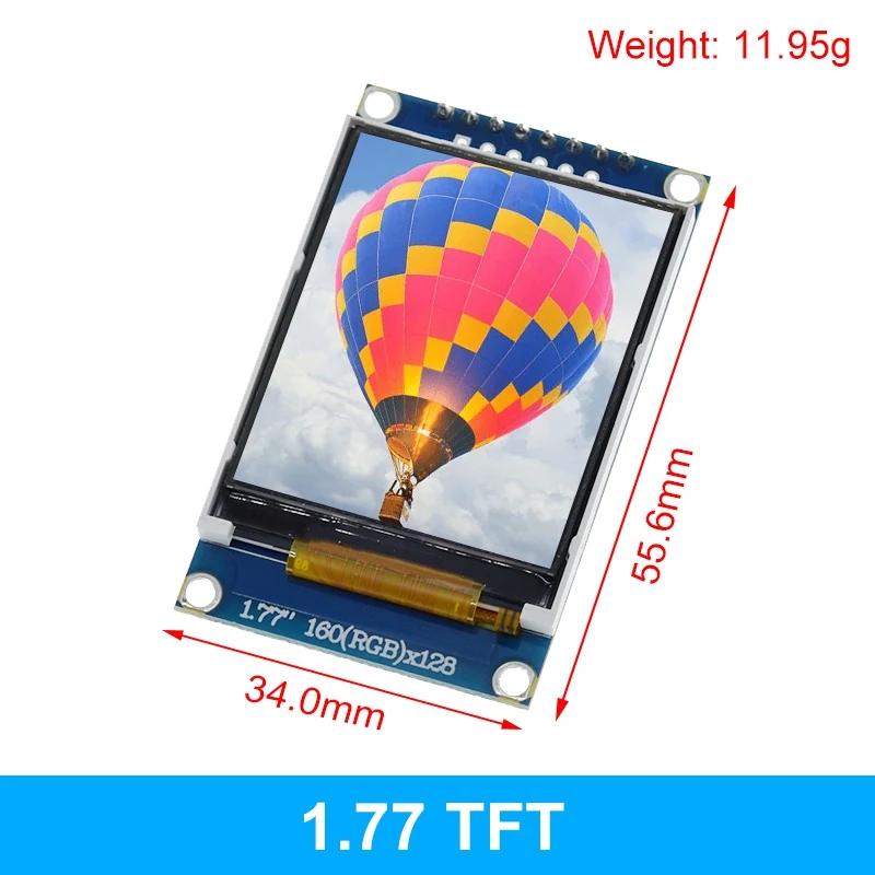 TFT Display 0.96/1.3/1.44/1.8/2.4/2.8/3.5 Inch TFT Full Color Screen LCD Module ST7735 ILI9341 Driver Interface SPI for Arduino