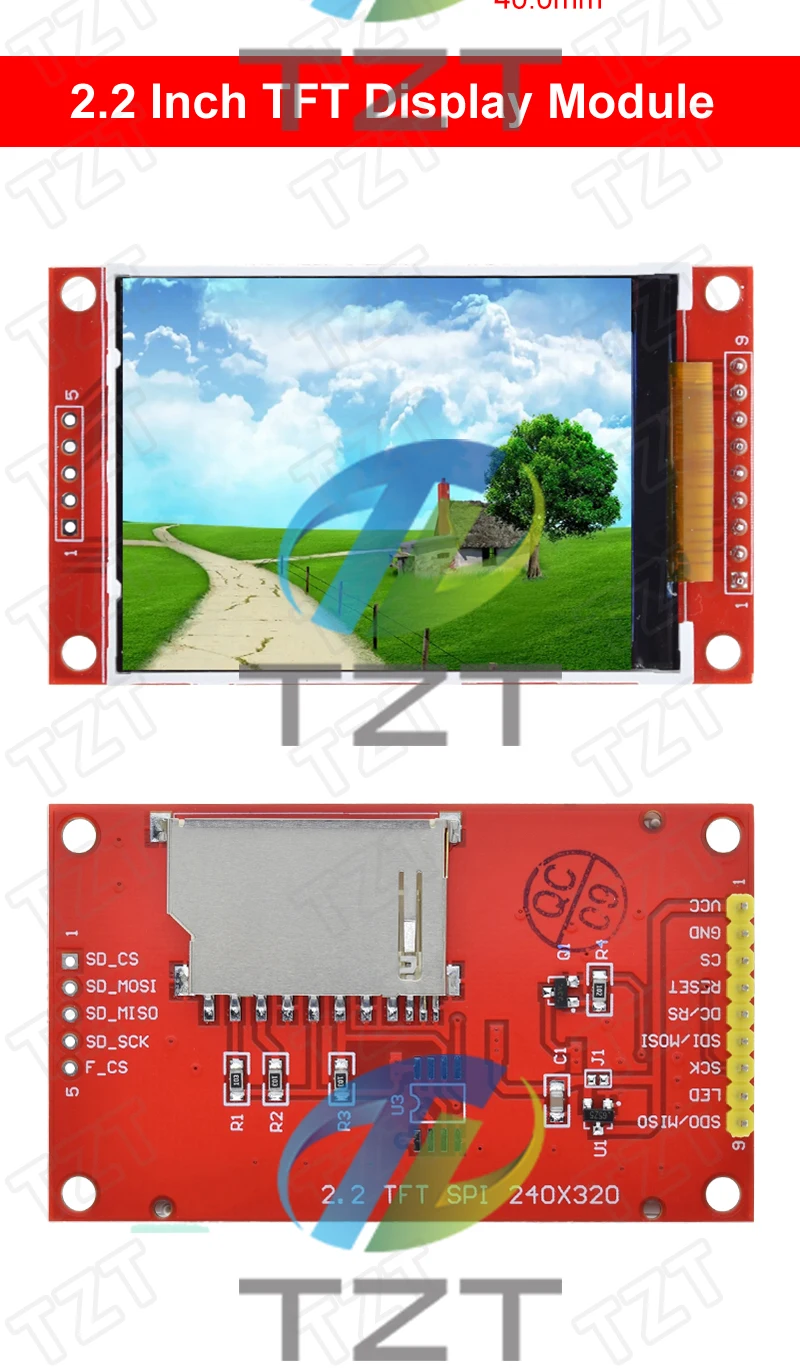 TFT Display 0.96/1.3/1.44/1.8/2.4/2.8/3.5 Inch TFT Full Color Screen LCD Module ST7735 ILI9341 Driver Interface SPI for Arduino