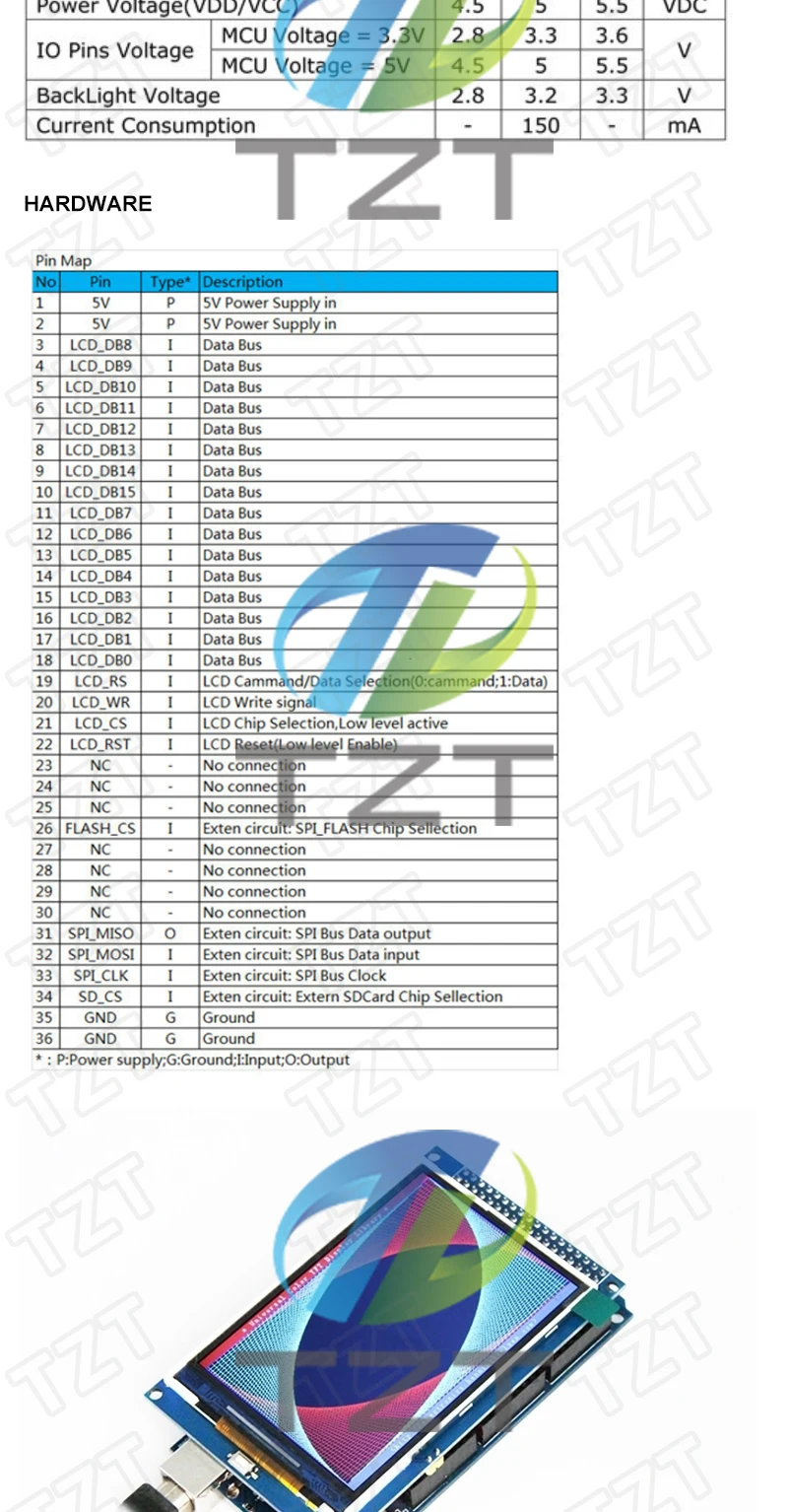 TFT Display 0.96/1.3/1.44/1.8/2.4/2.8/3.5 Inch TFT Full Color Screen LCD Module ST7735 ILI9341 Driver Interface SPI for Arduino
