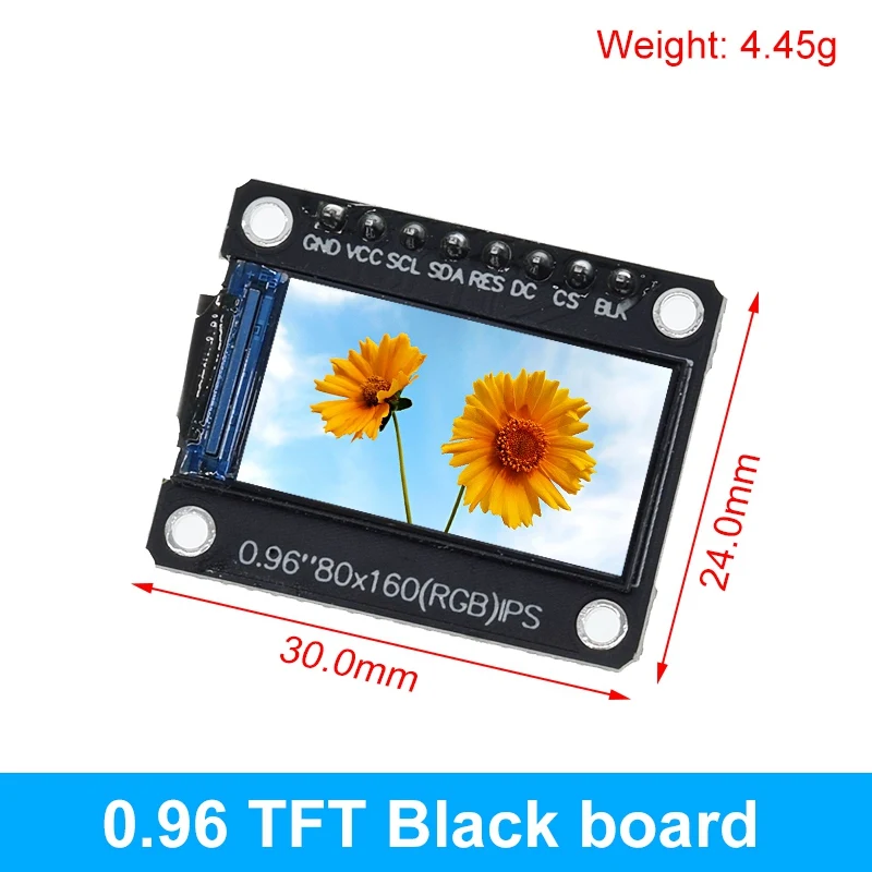 TFT Display 0.96/1.3/1.44/1.8/2.4/2.8/3.5 Inch TFT Full Color Screen LCD Module ST7735 ILI9341 Driver Interface SPI for Arduino