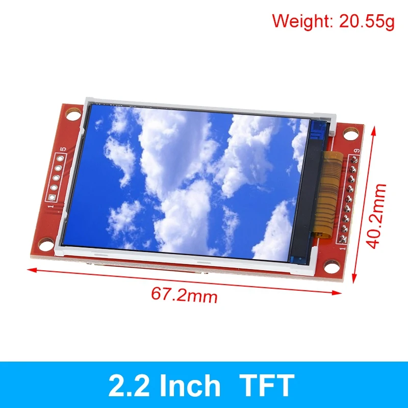 TFT Display 0.96/1.3/1.44/1.8/2.4/2.8/3.5 Inch TFT Full Color Screen LCD Module ST7735 ILI9341 Driver Interface SPI for Arduino