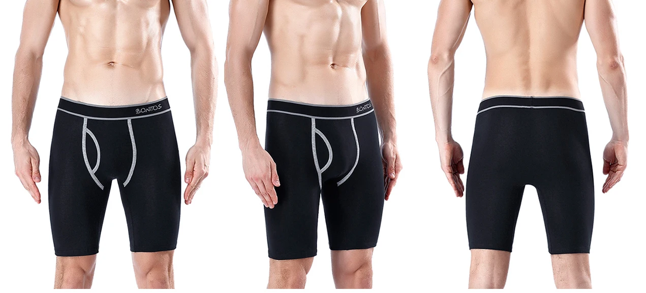 2026 New Style Cotton Fly Boxer Long Leg Underwear For Man Shorts Big Size And Panties Homme Luxury Brand Boxerhomme Underpants