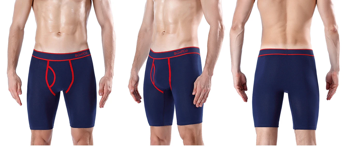 2026 New Style Cotton Fly Boxer Long Leg Underwear For Man Shorts Big Size And Panties Homme Luxury Brand Boxerhomme Underpants
