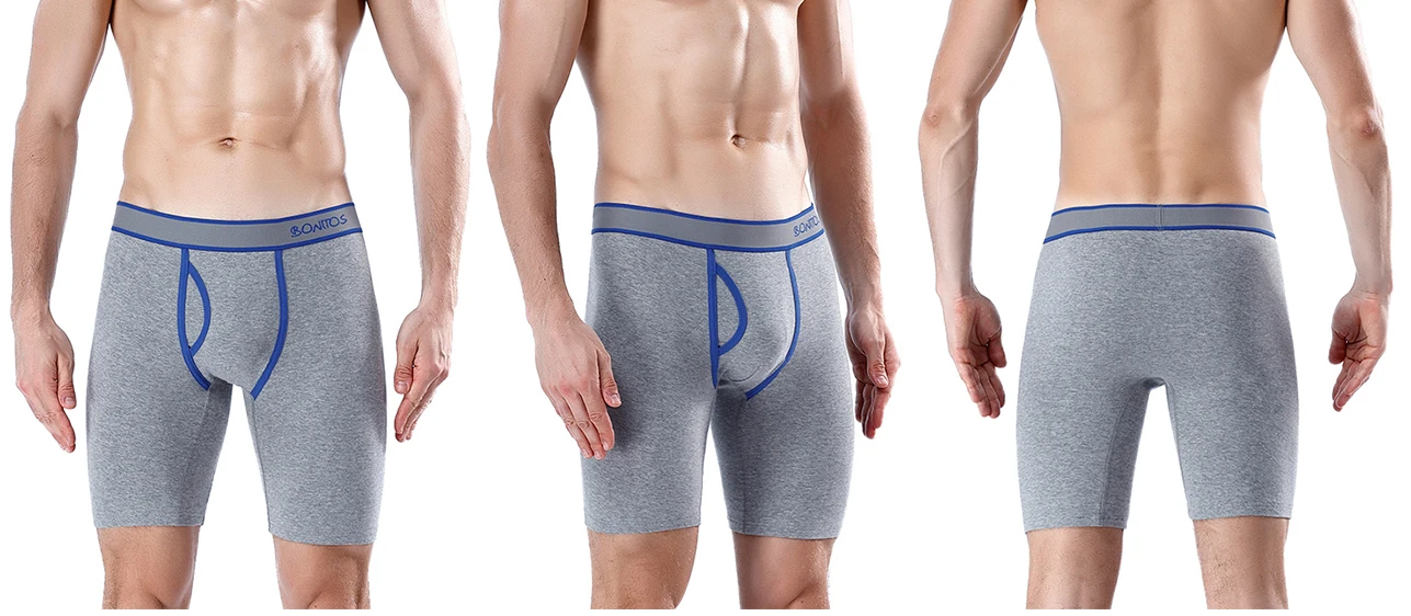 2026 New Style Cotton Fly Boxer Long Leg Underwear For Man Shorts Big Size And Panties Homme Luxury Brand Boxerhomme Underpants