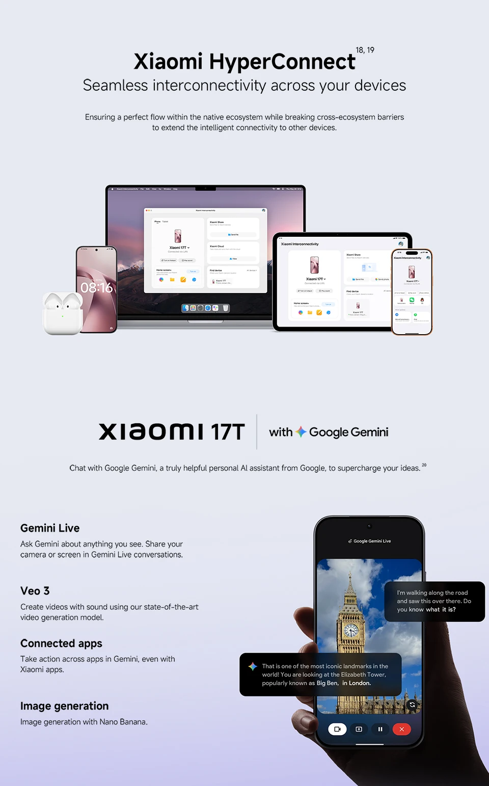 New Xiaomi 17T 5G Smartphone Global Version 12GB RAM 6500mAh 67W Charging 6.59' Eye-care Display MTK Dimensity 8500-Ultra 50MP