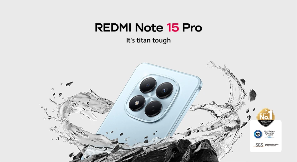 【World Premiere】Global Version Xiaomi Redmi Note 15 Pro MTK Helio G200-Ultra 6.77"AMOLED display 200MP ultimate-clarity camera
