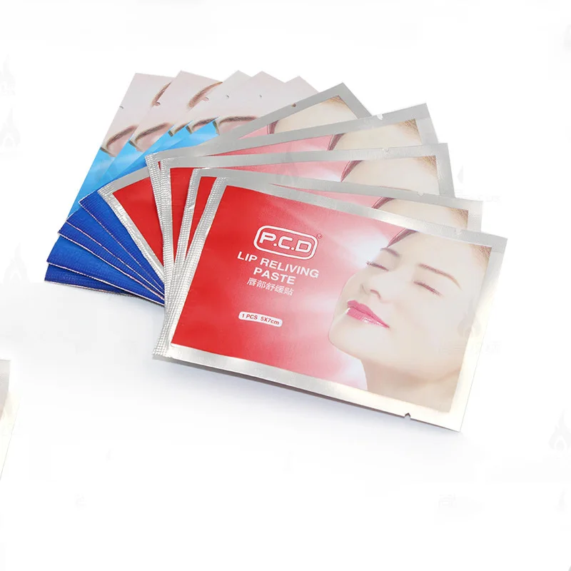 Microblading 12Pcs Repair Cream Strong Tattoo-Care Lip Eyebrow Paster for Permanent Makeup Tattoo Accessories