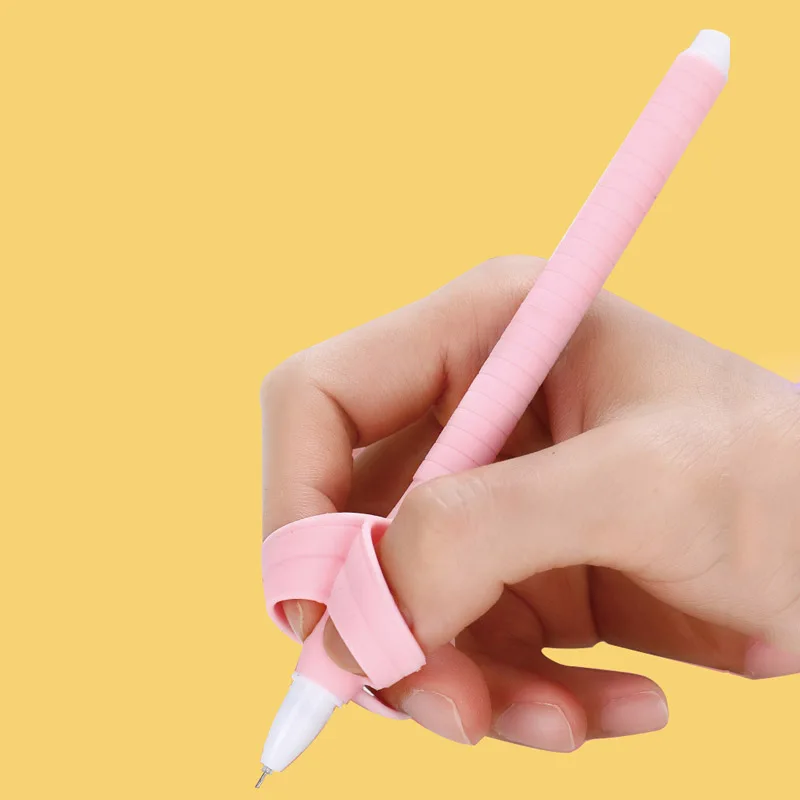 Kids Pen Grip Posture Corrector – Silicone Pencil Holder for Children, Ergonomic Writing Aid Tool for Handwriting Practice