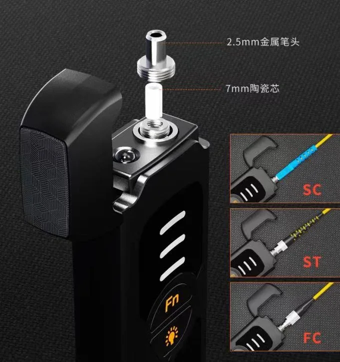 Handheld Optical Power Meter 5-30MW Fiber Optic Tester Pen VFL Red Light Optical Fiber Optic 5-30km Visual Fault Locator