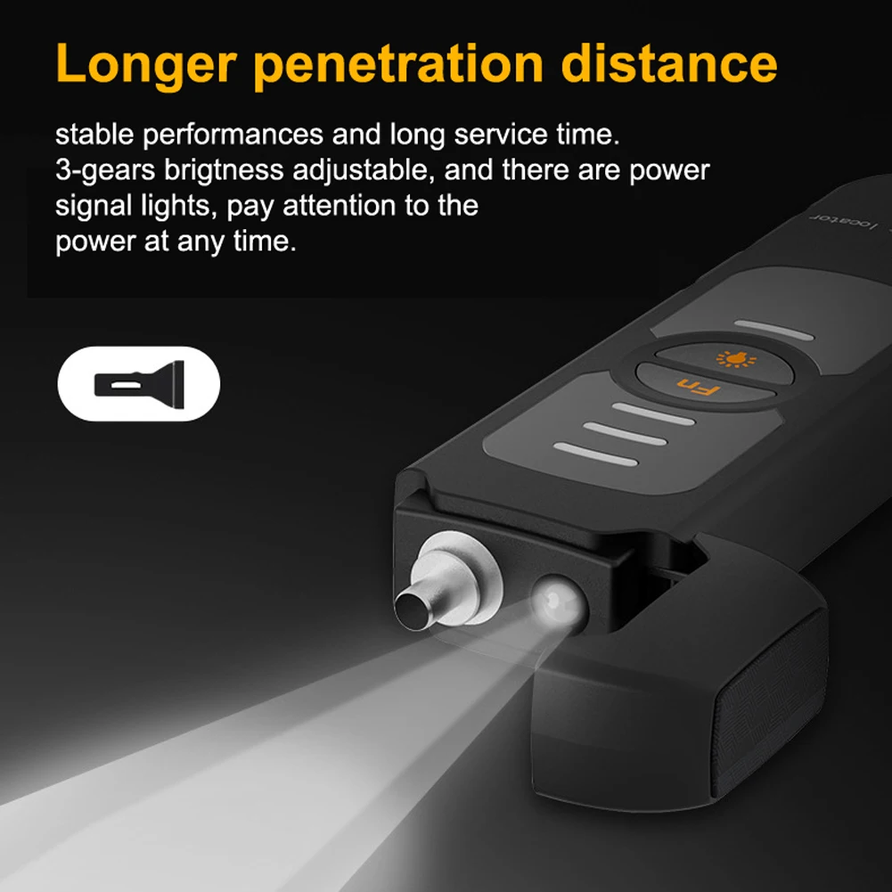 Handheld Optical Power Meter 5-30MW Fiber Optic Tester Pen VFL Red Light Optical Fiber Optic 5-30km Visual Fault Locator
