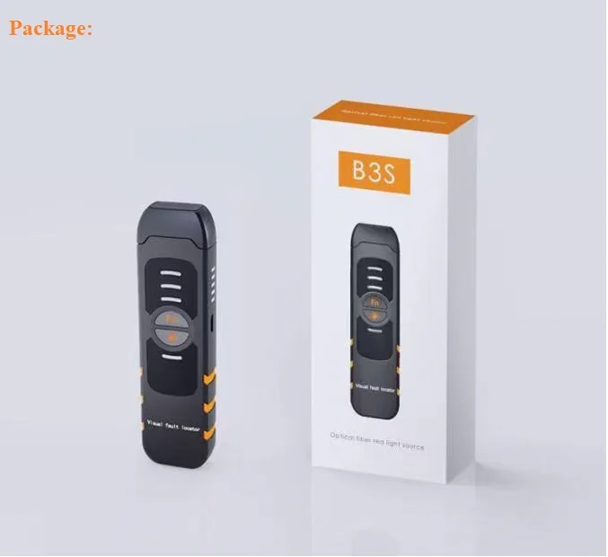 Handheld Optical Power Meter 5-30MW Fiber Optic Tester Pen VFL Red Light Optical Fiber Optic 5-30km Visual Fault Locator