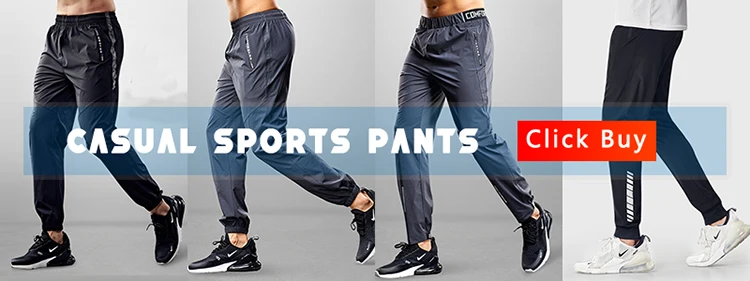 Summer Elastic Men Running Sport Pants Jogging Sweatpants Casual Outdoor Training Gym Fitness Trousers