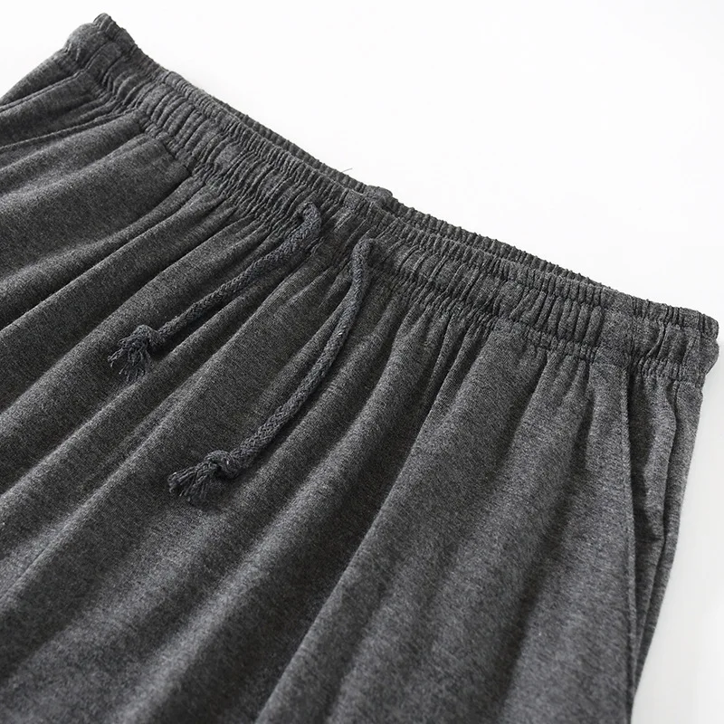 Plus Size 7XL 8XL Casual Sleep Shorts for Men Casual Modal Men's Pajamas Shorts Summer Soft Five Points Cotton Beach Shorts Male