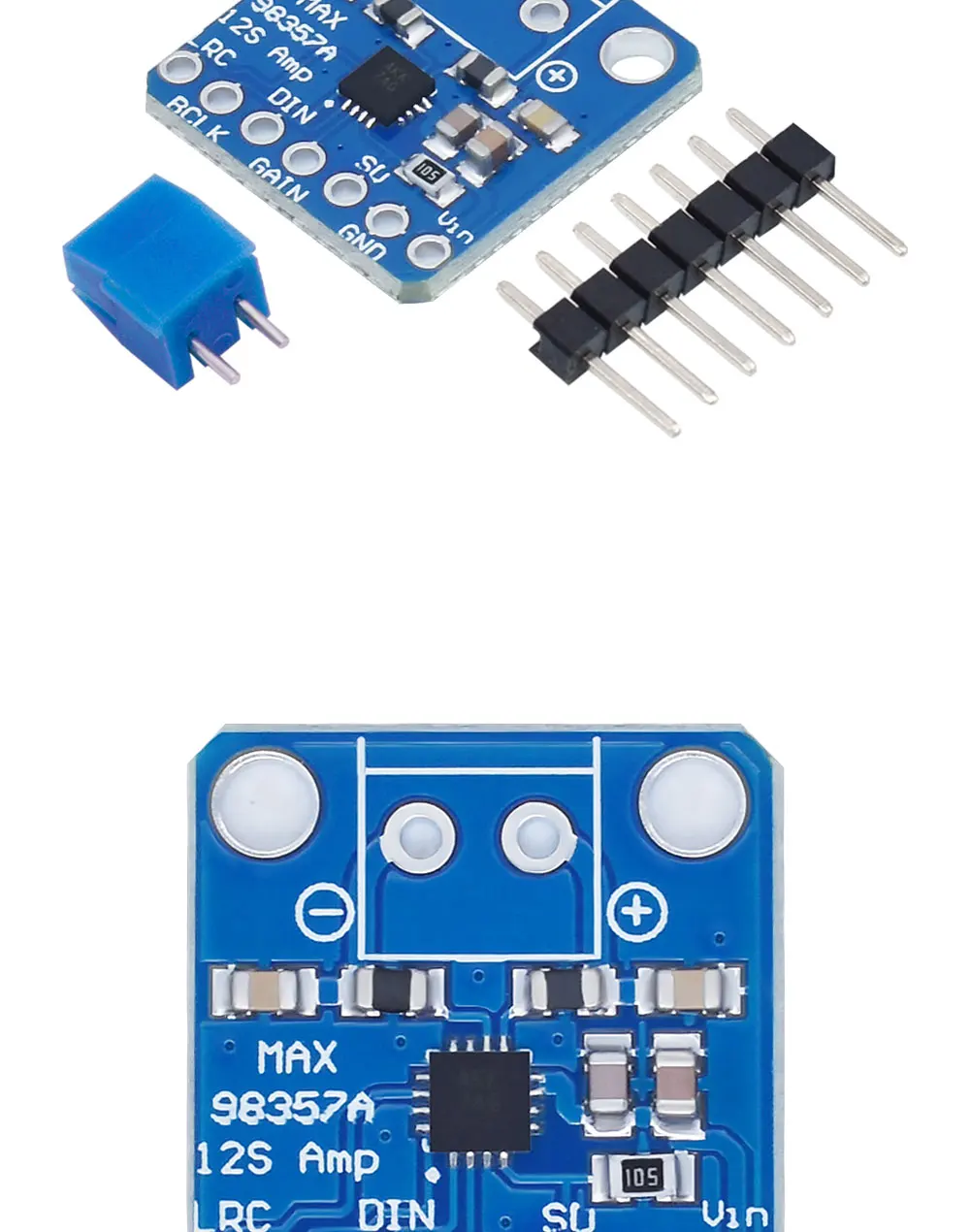 High Quality MAX98357 MAX98357A I2S 3W Class D Amplifier Breakout Interface I2S DAC Decoder for Audio