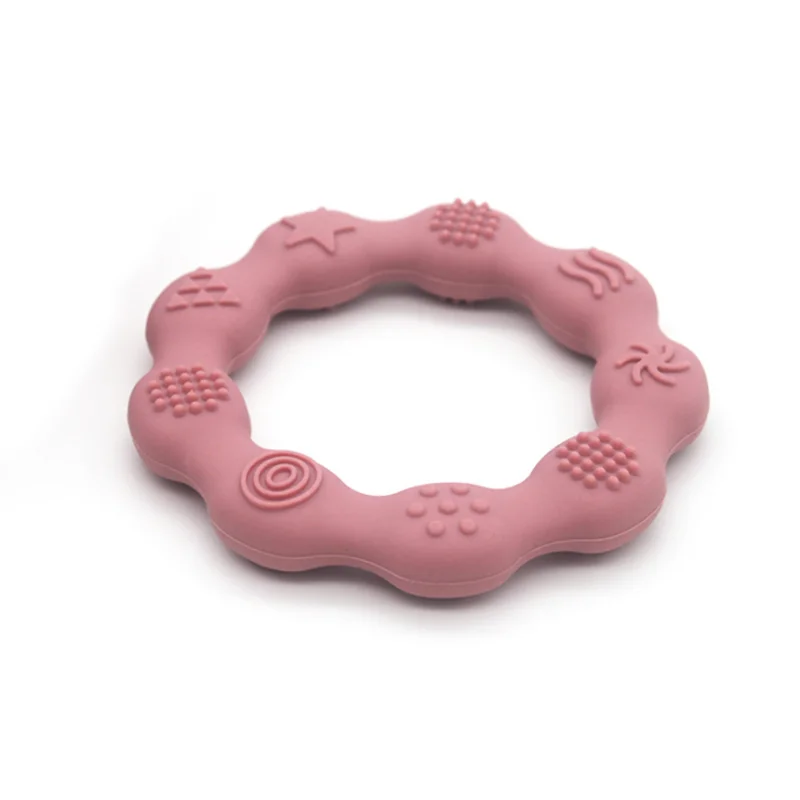 1PC Infant Baby Teether Toys Soft Silicone For Newborn Molar Baby Healthy Nursing Teething Pendant Baby Accessories
