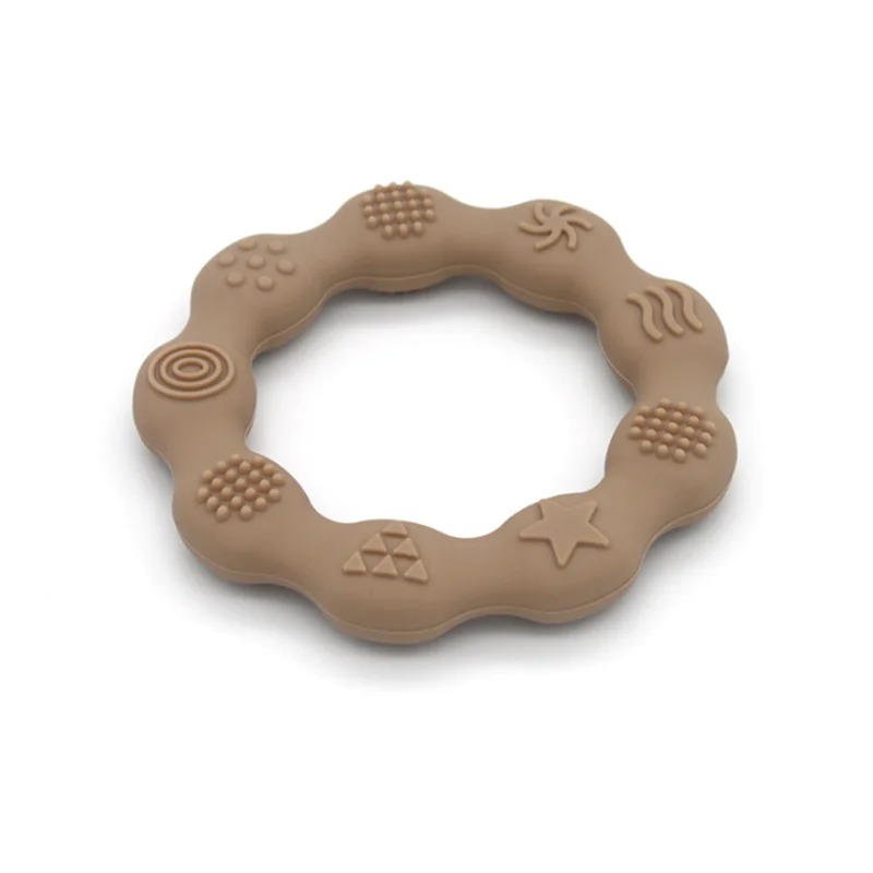 1PC Infant Baby Teether Toys Soft Silicone For Newborn Molar Baby Healthy Nursing Teething Pendant Baby Accessories