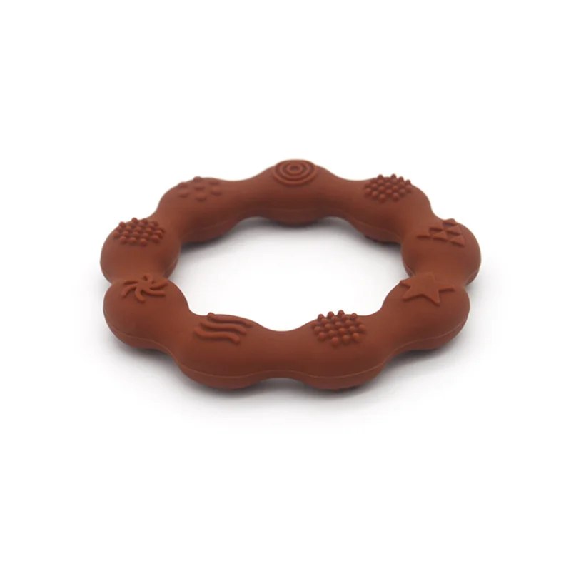 1PC Infant Baby Teether Toys Soft Silicone For Newborn Molar Baby Healthy Nursing Teething Pendant Baby Accessories