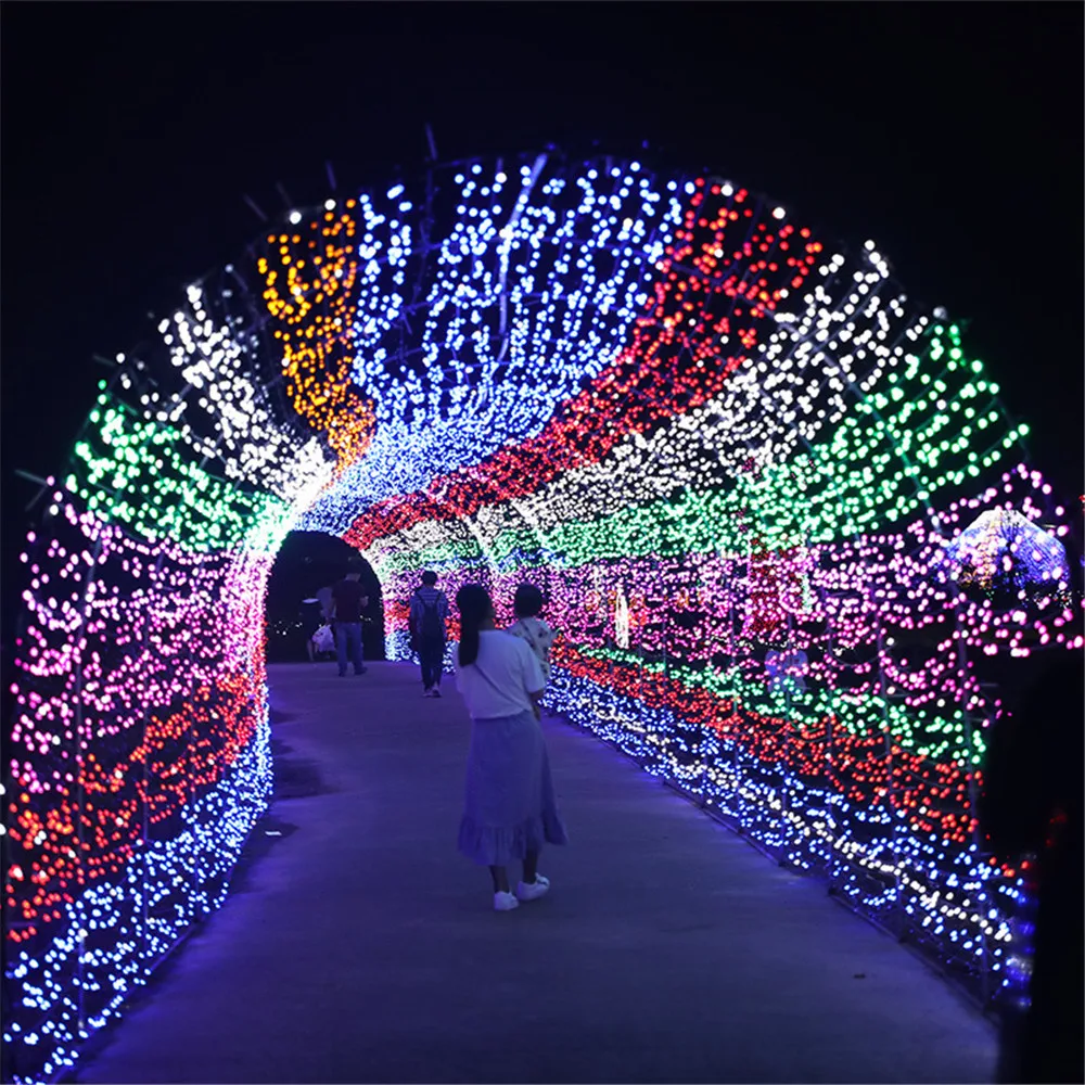 5M 10M 20M 30M 50M 100M LED String Fairy Light Holiday Christmas Wedding Decoration AC220V Waterproof Outdoor Light Garland
