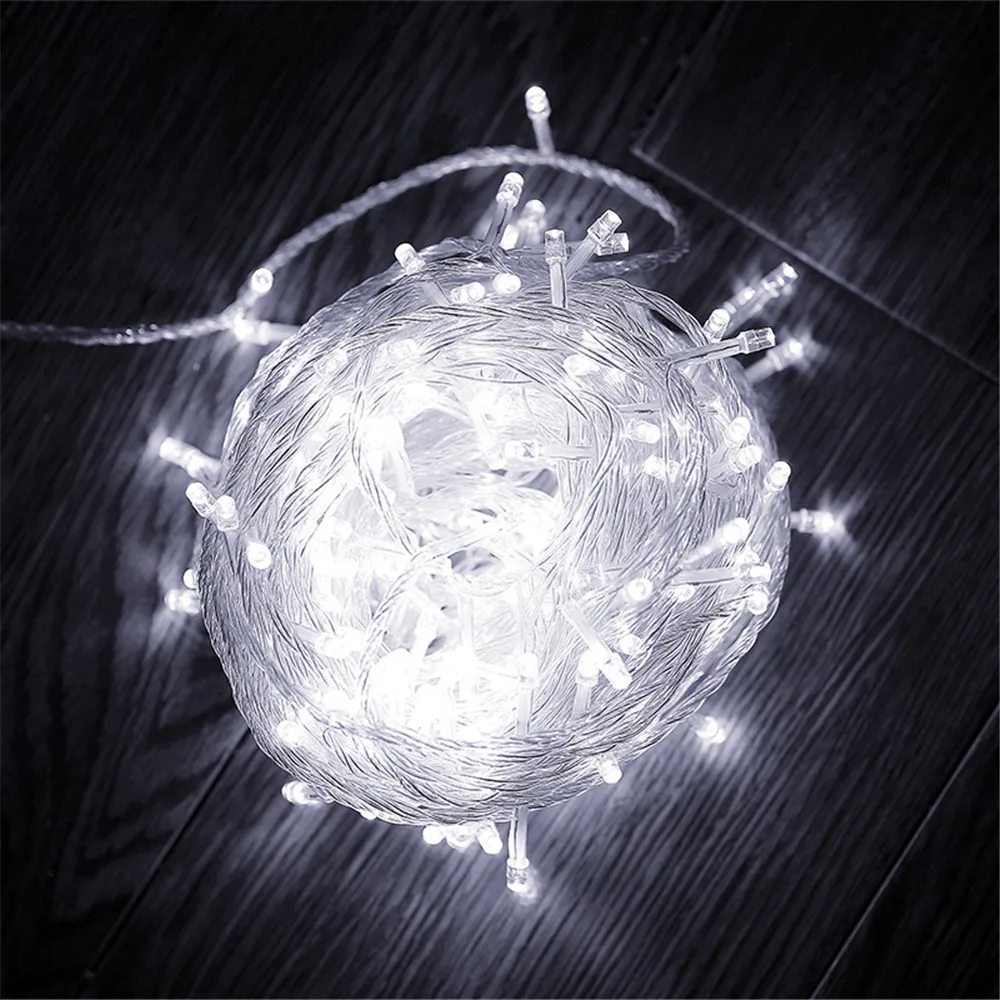 5M 10M 20M 30M 50M 100M LED String Fairy Light Holiday Christmas Wedding Decoration AC220V Waterproof Outdoor Light Garland