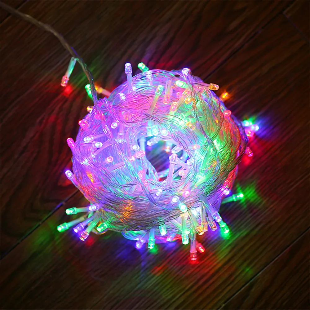 5M 10M 20M 30M 50M 100M LED String Fairy Light Holiday Christmas Wedding Decoration AC220V Waterproof Outdoor Light Garland