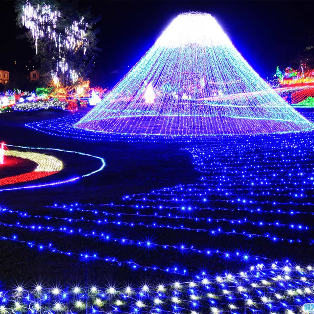 5M 10M 20M 30M 50M 100M LED String Fairy Light Holiday Christmas Wedding Decoration AC220V Waterproof Outdoor Light Garland