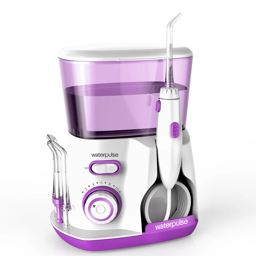10 levels 20-120PSI Oral Irrigator Power water Floss, Dental Irrigator Hygiene Water Flosser with 5 nozzles