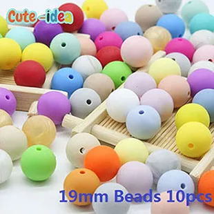 Cute-idea Baby Silicone Lentils Beads 100Pcs Baby Abacus Lentils teething beads infant Pacifier Chain Care toys Accessories gift