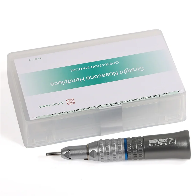 NSK Style Dental Contra Angle Straight Air Motor Handpiece 2/4-Hole E-type Connector