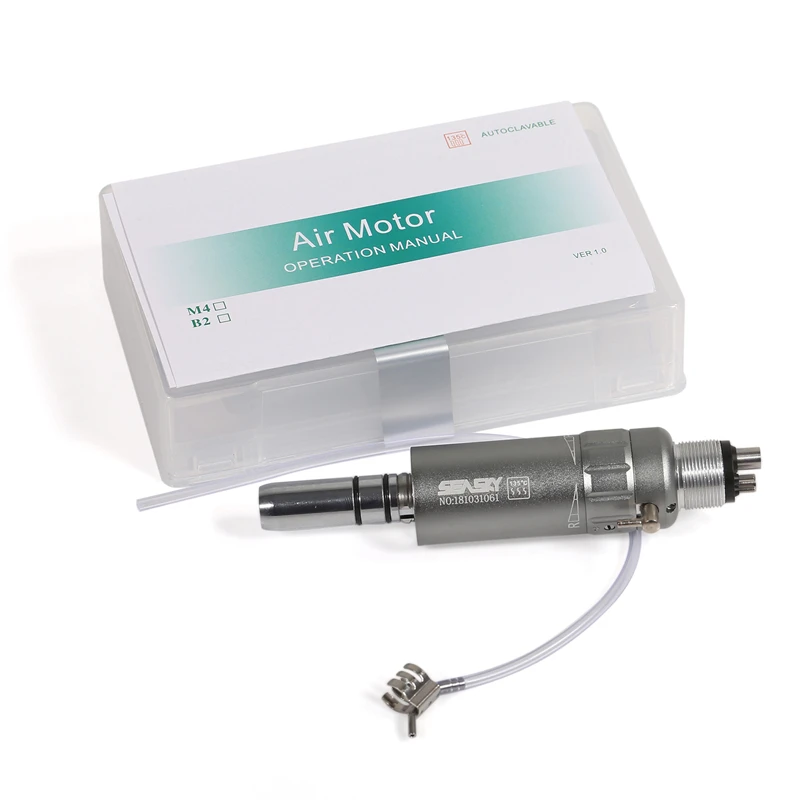 NSK Style Dental Contra Angle Straight Air Motor Handpiece 2/4-Hole E-type Connector
