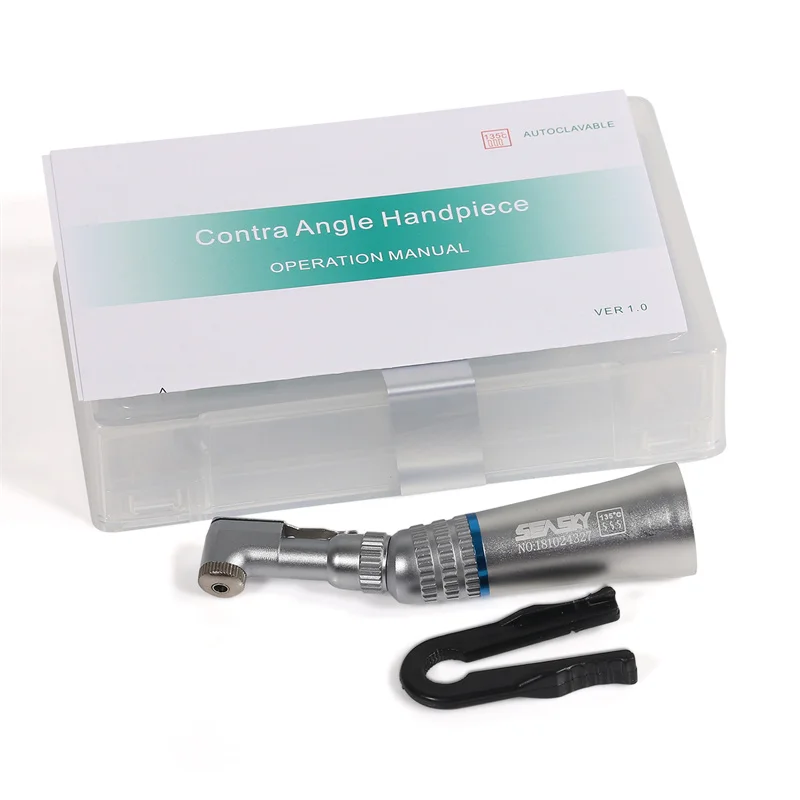 NSK Style Dental Contra Angle Straight Air Motor Handpiece 2/4-Hole E-type Connector