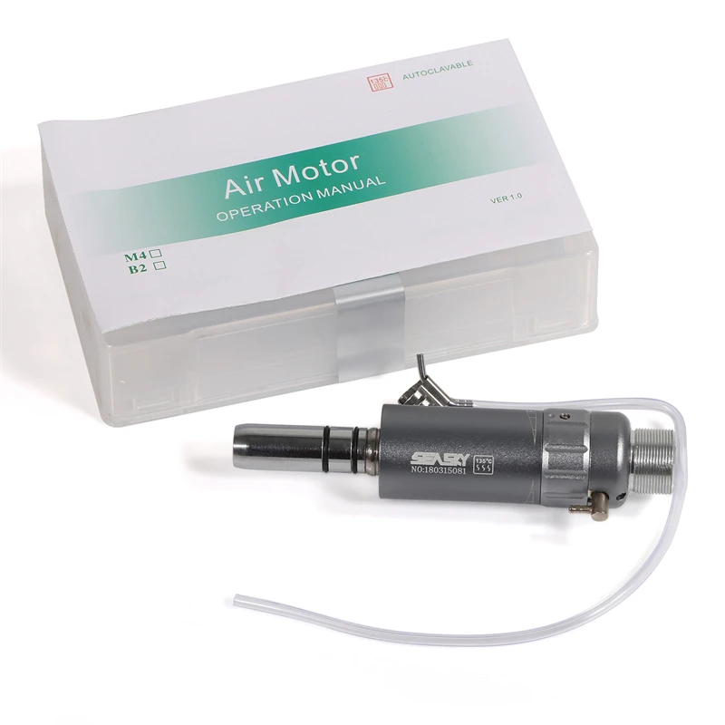 NSK Style Dental Contra Angle Straight Air Motor Handpiece 2/4-Hole E-type Connector