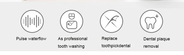 Oral Irrigator with Massage and Pressure Memory Functionk, 1000ml Oral Hygiene Water Dental Flosser Irrigator