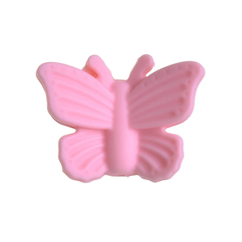 10Pcs 25x31mm Silicone Animals Beads BPA Free Cartoon Teething Beads DIY Baby Pacifier Chain Pendant Necklace Gift Accessories