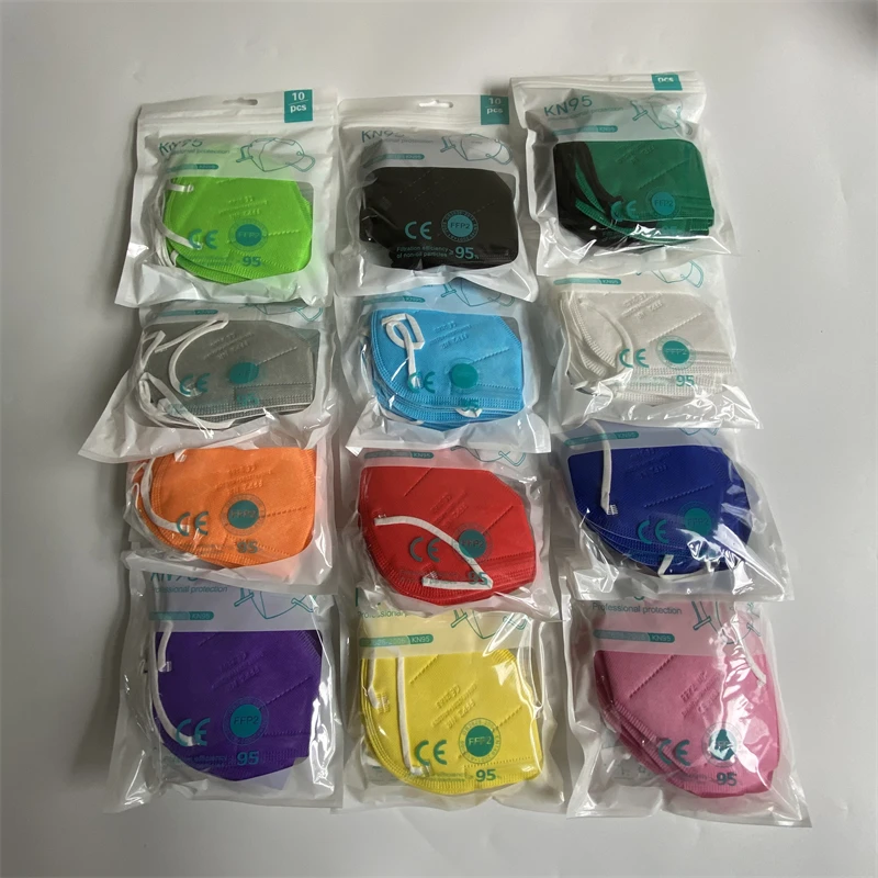 masks ffp2 face masks KN95 colors security protection masks n k 95 ffp 2 originais 5ply mask pff2 n95 mascarilla fpp2 homologada